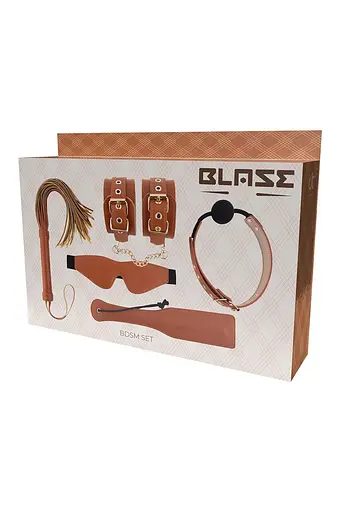 Набір Dreamtoys Blaze Elite BDSM Set 5 шт. коричневий - фото 3