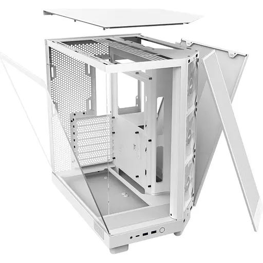 Корпус NZXT H6 Flow RGB White (CC-H61FW-R1) [146832] - фото 6