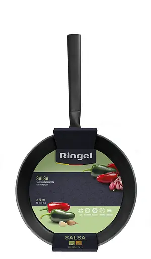 Сковорода Ringel Salsa чавунна 24 см без кришки (RG-1134-24 ci) - фото 5