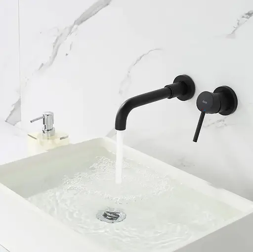 Смеситель для умывальника Rea Lungo Long + Box скрытого монтажа black matt REA-B0371 Черный матовый - фото 12