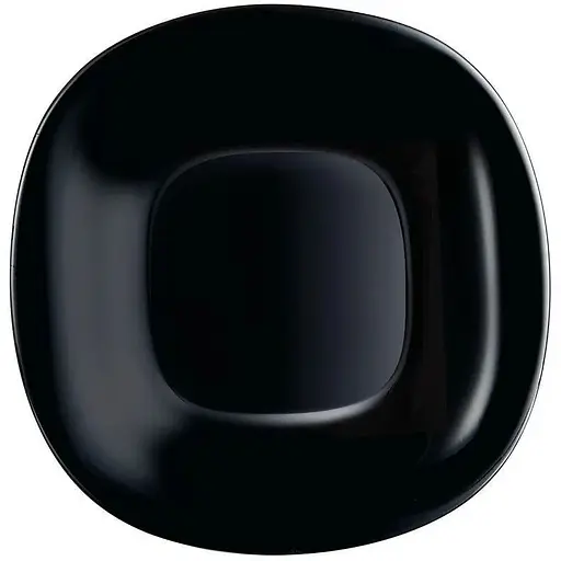 Тарілка десертна Luminarc Carine Black квадратна 19 см (L9816)
