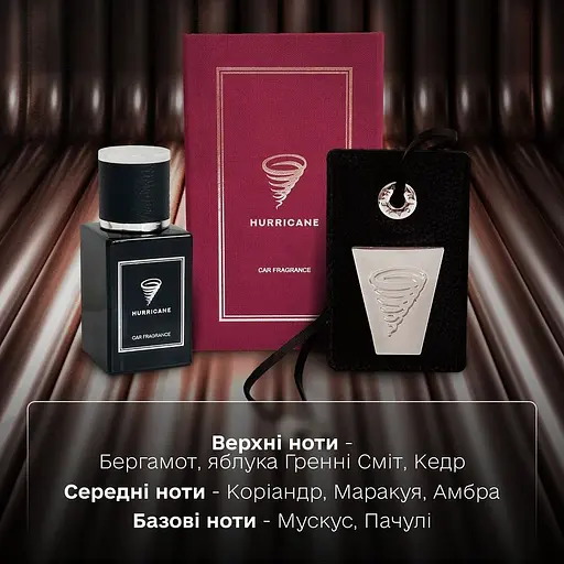 Автомобільне аромасаше Hurricane Burgundy Perfume Premium [140895] - фото 3