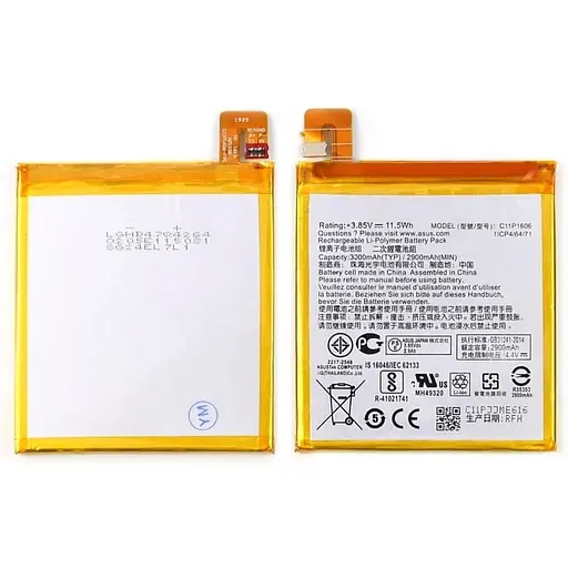 Акумулятор Asus C11P1606 для Asus ZC551KL ZenFone 3 Laser AAAA