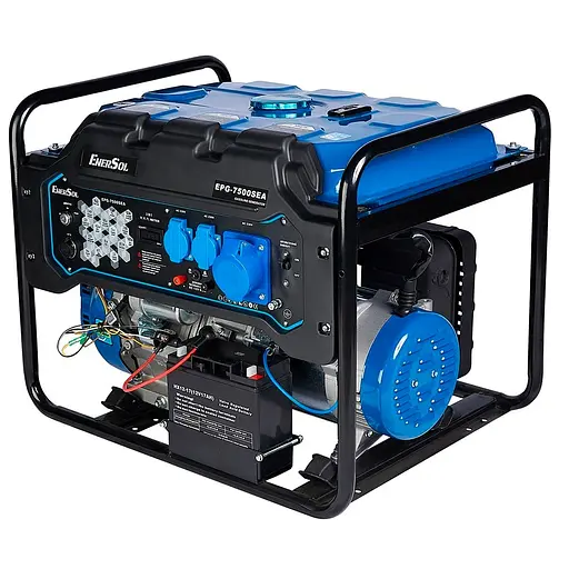 Генератор бензиновий 7 кВт EnerSol EPG-7500SEA (41-00466)