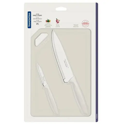 Набір ножів з 3 предметів Tramontina Plenus (23498/314) - фото 2