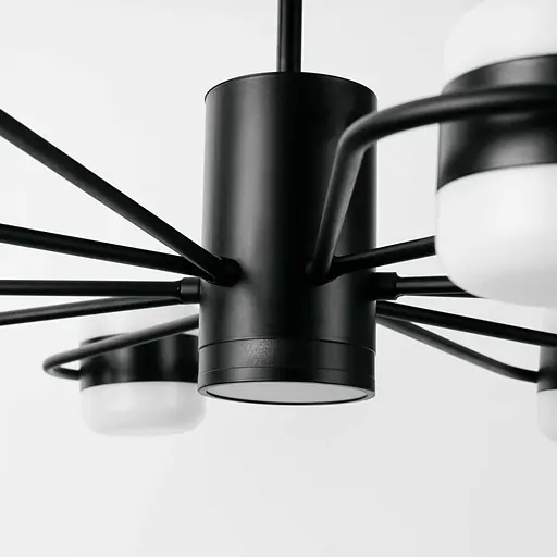 Люстра светодиодная акриловая Sirius B N4557/6 BK - фото 6