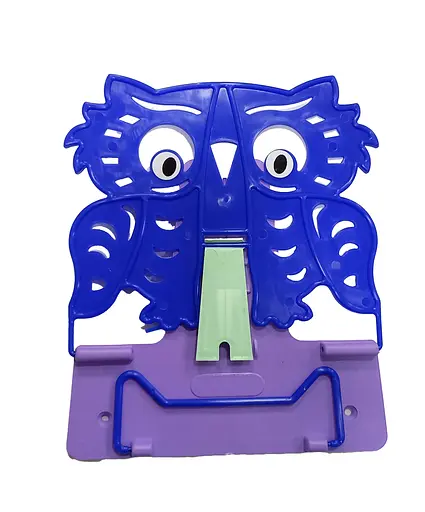 Підставка для книг №4 "Сова" 631569 Irbis пластикова, в пакеті (4820098991365) Синьо-фіолетовий Вид 21 - фото 1