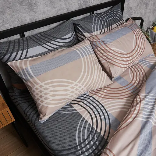 Комплект постельного белья Moon&Star Микросатин Premium Free Spirit King Size 220x240 наволочки 2х50х70 - фото 5