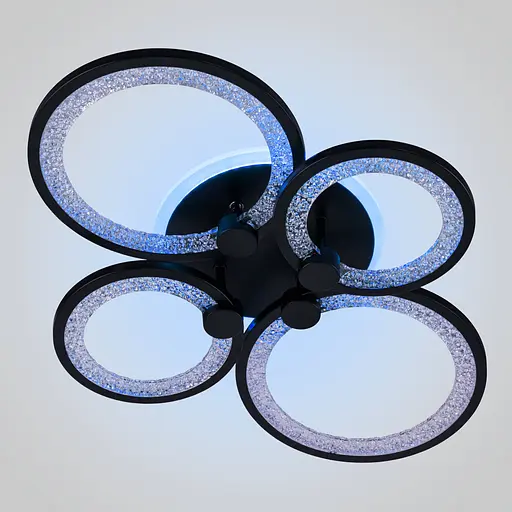 Люстра світлодіодна V K39556-2+2-TL BK - фото 6