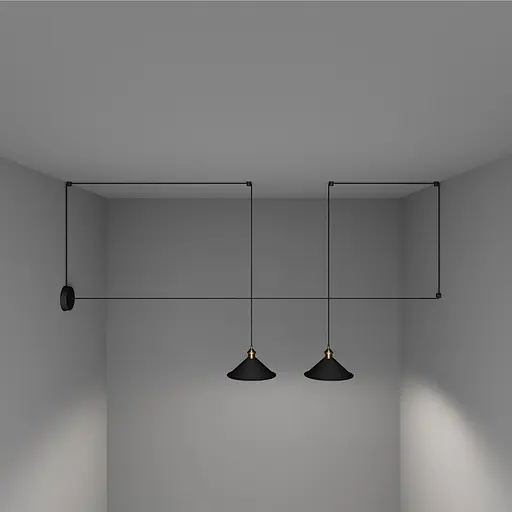 Люстра-паук SV0105-2L BK - фото 1