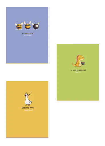 Комплект 3 шт загальних зошитів. Зошит Школярик А4 40 арк. у лінію 5245 4823088248357 - фото 1