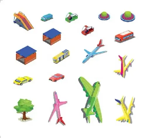 Багаторазові наліпки. Аеропорт - фото 3