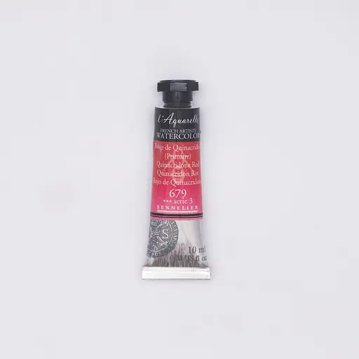 Акварельная краска Sennelier L'Aquarelle, 10 мл, S3, Хинакридоновый красный (Quinacridone Red)