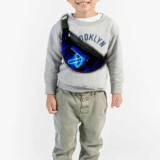 Набір дитячий Майнкрафт Кріпер "Minecraft" рюкзак 36х27см сумка-бананка, кружка з принтом для хлопчика (01557) - фото 3