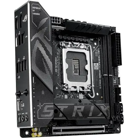 Материнська плата Asus Rog Strix B860-I Gaming WIFI s1851 B860 2xDDR5 M.2 DP HDMI USB Type-C Wi-Fi BT mITX - фото 3