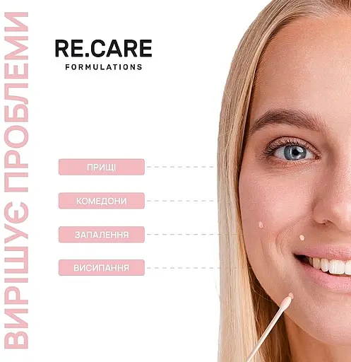 Локальное средство от прыщей подсушивающий Re.Care Anti-Pimple Drying Lotion 10 мл - фото 4