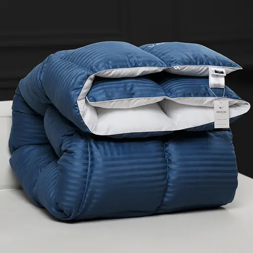 Ковдра пухова MirSon Valentino 031, king size, 240x220, блакитна (2200000018465) - фото 11