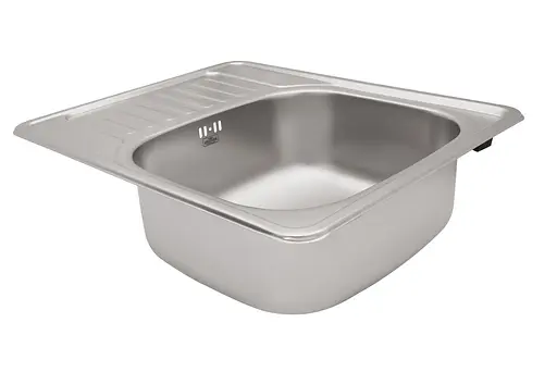 Кухонная мойка Kroner KRP Satin - 5848 (0,8 мм) (CV022777) - фото 2