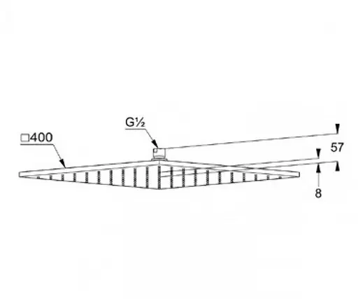 Верхний душ Kludi A-QA 6444005-00 - фото 2