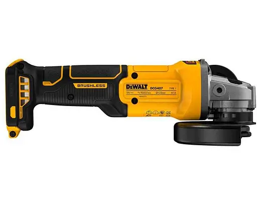 Шлифмашина угловая-болгарка DeWALT аккумуляторная безщеточная без АКБ и ЗУ DCG407NT - фото 3