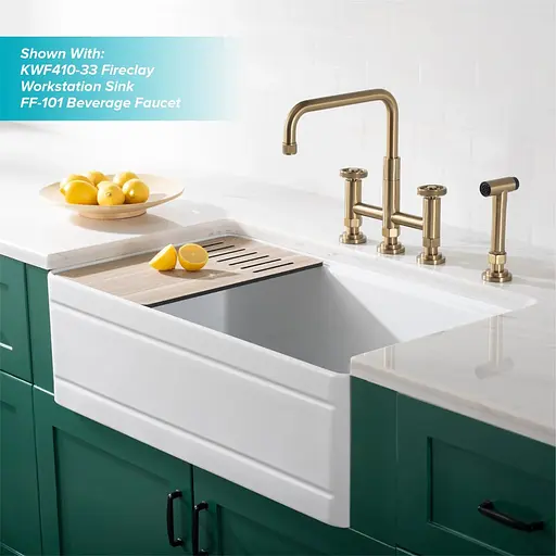 Змішувач для кухні Kraus Urbix KPF-3125BG Золотий - фото 2