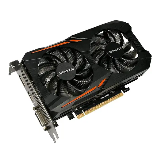 Видеокарта Gigabyte GTX 1050Ti 4Gb OC (GV-N105TOC-4GD) (GDDR5, 128 bit, PCI-E 3.0 x16) Б/у - фото 2