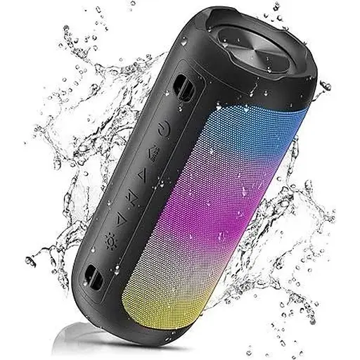 Бездротова портативна Bluetooth-колонка VOSFEEL з датчиком гравітації, підсвічуванням, 30-годинною роботою, бездротова Bluetooth-к