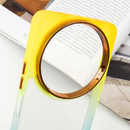 Чехол Epik TPU+PC Fresh sip series для Xiaomi Redmi A3 Бирюзовый/Оранжевый - фото 5