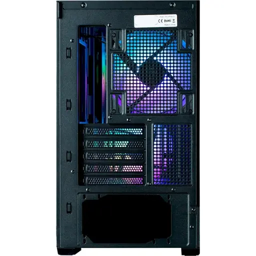 Корпус Zalman P30 AIR, Black, Mini Tower, без БЖ, для Micro ATX / Mini ITX, 1xType-C / 1xUSB 3.0, макс. CPU - 181 мм / VGA - 392 мм, 3x140 мм ARGB, бічна панель із загартованого скла - фото 5