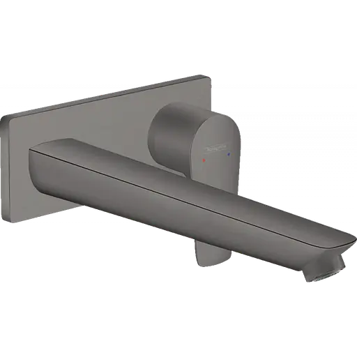 Змішувач Hansgrohe Talis E для раковини зі стіни прихованого монтажу 225 мм Brushed Black Chrome 71734340 Шліфований чорний хром - фото 1