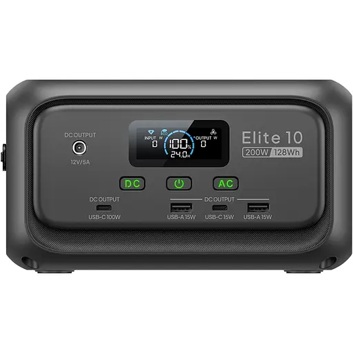 Зарядная станция Bluetti Elite 10, 128Wh 35555mAh 200W