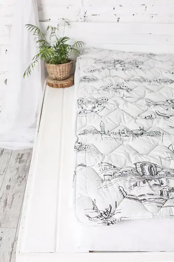 Одеяло Ecotton Ranforce 205х172 см серый (19899)