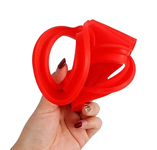 Набір з 3 силіконових форм для приготування оладок та яєчні у вигляді сердечок, квіточок та квадратиків, A-plus 86041 - фото 7