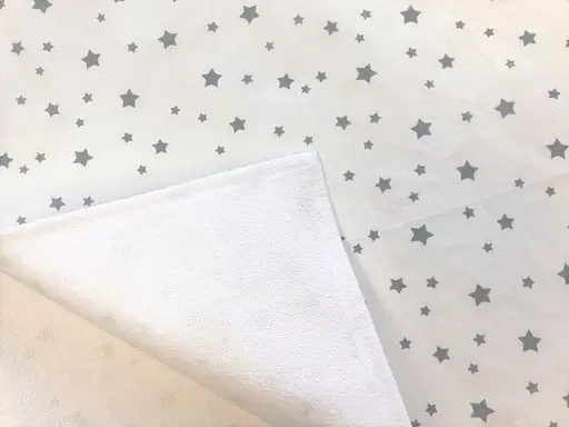 Непромокаемая пеленка Moontime "Звездопад серый" - фото 2
