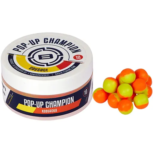 Бойли Brain Champion Pop-Up Sausage (ковбаска) 6 mm 34 g