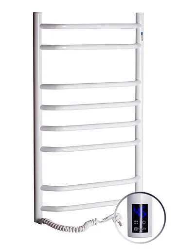 Електрична рушникосушарка Navin Блюз 480x800 Sensor ліва з таймером 12-006133-4880, Білий, Ліве, Електронний - фото 3