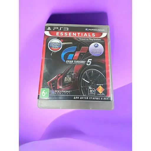 Локализованный диск на PlayStation 3 лицензия Gran Turismo 5