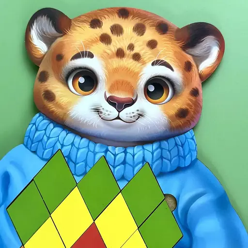 Розвиваючий пазл-вкладиш "Гепард" Ubumblebees (ПСД289) PSD289 - фото 8