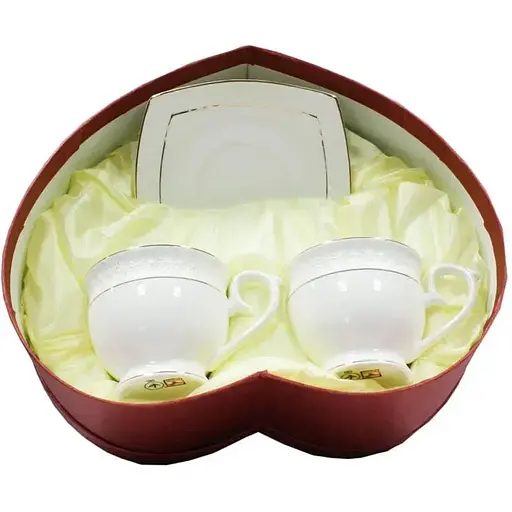 Набір чайний Interos Снігова Королева 2 чашки 280 мл з блюдцем порцеляновий S506710-AGIFT