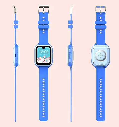 Смарт-годинник-телефон дитячі Wonlex KT33 з камерою WI-FI GPS SIM-карта силіконовий ремінець Blue (17776) - фото 5