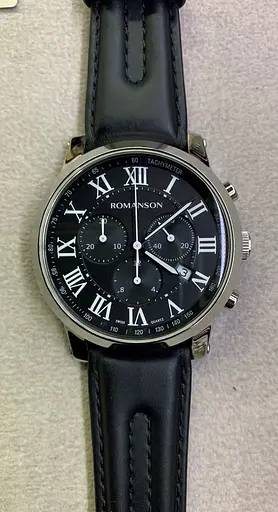 Годинник Romanson TL0334HMWH BK (R) кварц. Chronograph - фото 2