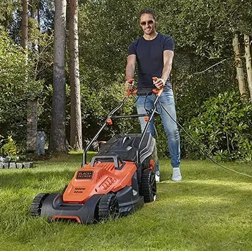 Газонокосарка електрична Black+Decker BEMW481BH - фото 3