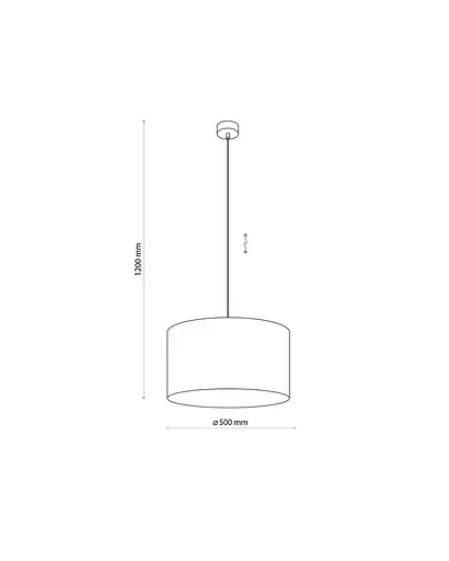 Підвісний світильник TK Lighting 4990 Moreno E27 3x15W IP20 - фото 4