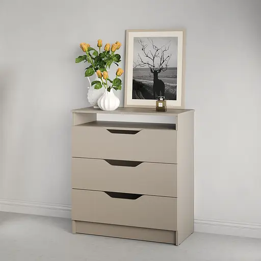 Комод в спальню MebelStar 800 Лилу 81x40x89 см Кашемир (MBS-1300)