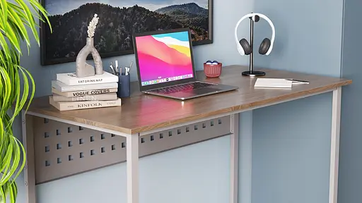 Комп'ютерний стіл Ferrum-decor Майк 75x100x70 сірий ДСП Дуб Сонома Труфель 16мм (FRD-101799) - фото 3