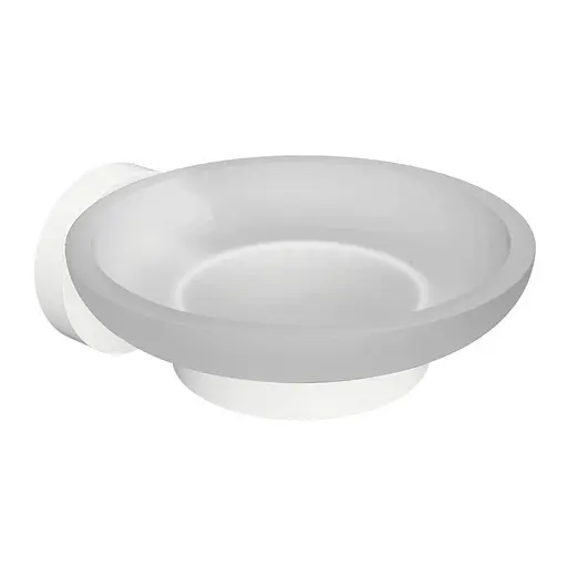 Мыльница стекло Bemeta White 104108044, Белый - фото 1