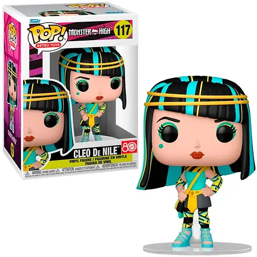 Коллекционная  фигурка   Funko Pop Клео Монстр Хай Monster High Cleo De Nile 10 см FP MH CDN 117 - фото 1