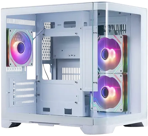 Корпус 1stPlayer UV5-WH-2FC7R-W-1FC7-W ARGB White - фото 2