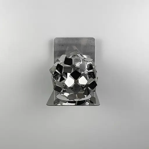 Флористичне бра у хромованому корпусі Арт. WB 34/1 CH Line F - фото 2