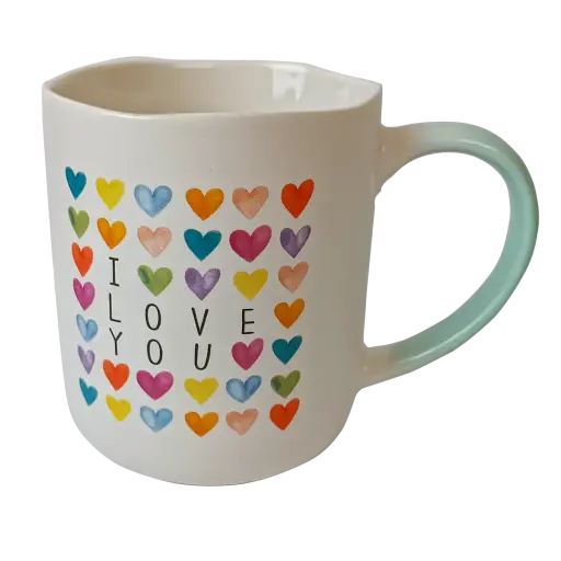 Чашка Vittora Яскраві серця 385 мл 1 шт. (147437) - фото 3